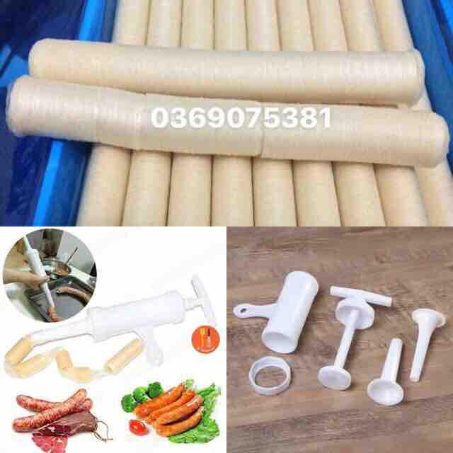 Dụng cụ và vỏ làm xúc xích, lạp xưởng