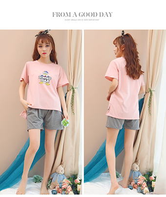 Set đồ bộ duck hồng