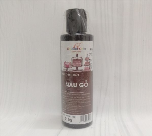 Màu nước thực phẩm unicorn nâu gỗ 210gr