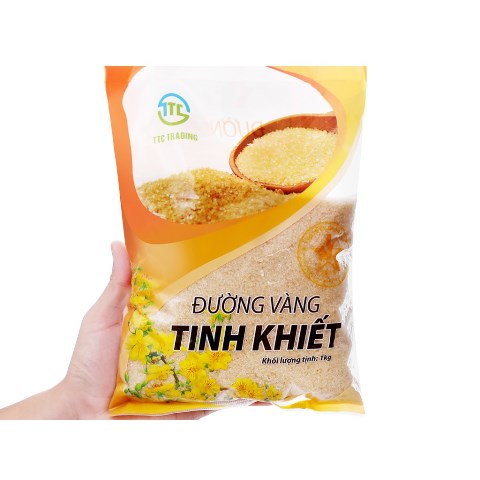 Đường vàng tinh khiết TTC Trading ( 1kg / gói )