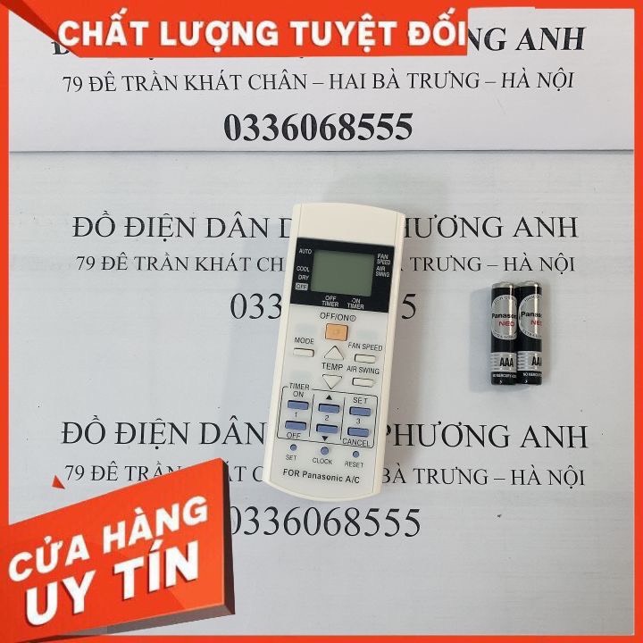 ĐIỀU KHIỂN ĐIỀU HÒA PANASONIC CÁC ĐỜI FREESHIP