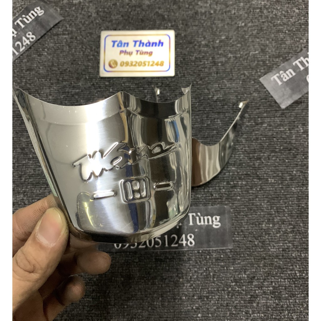 Mỏ Dè trước sau Inox gắn Wave a 2017-2019