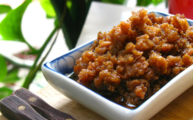 Mắm tép chưng thịt - Món ngon nhà làm ( 1kg )