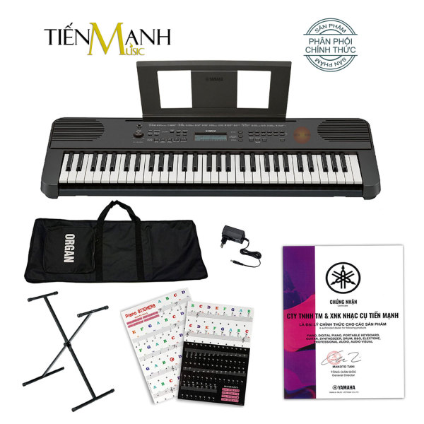 [Tặng Sticker] Bộ Đàn Organ Yamaha PRS-E360B - Đàn, Chân, Bao, Nguồn PRS E360 E360B - 61 Phím cảm ứng lực Keyboard