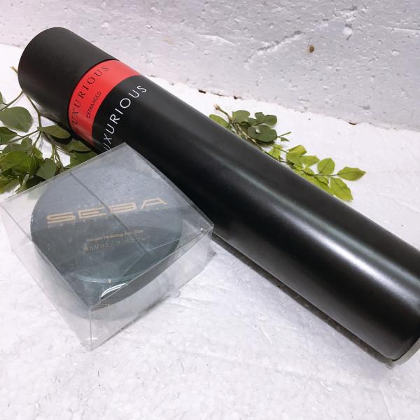 Combo Gôm Xịt Tóc Sáp Vuốt Tóc Nam SEBA