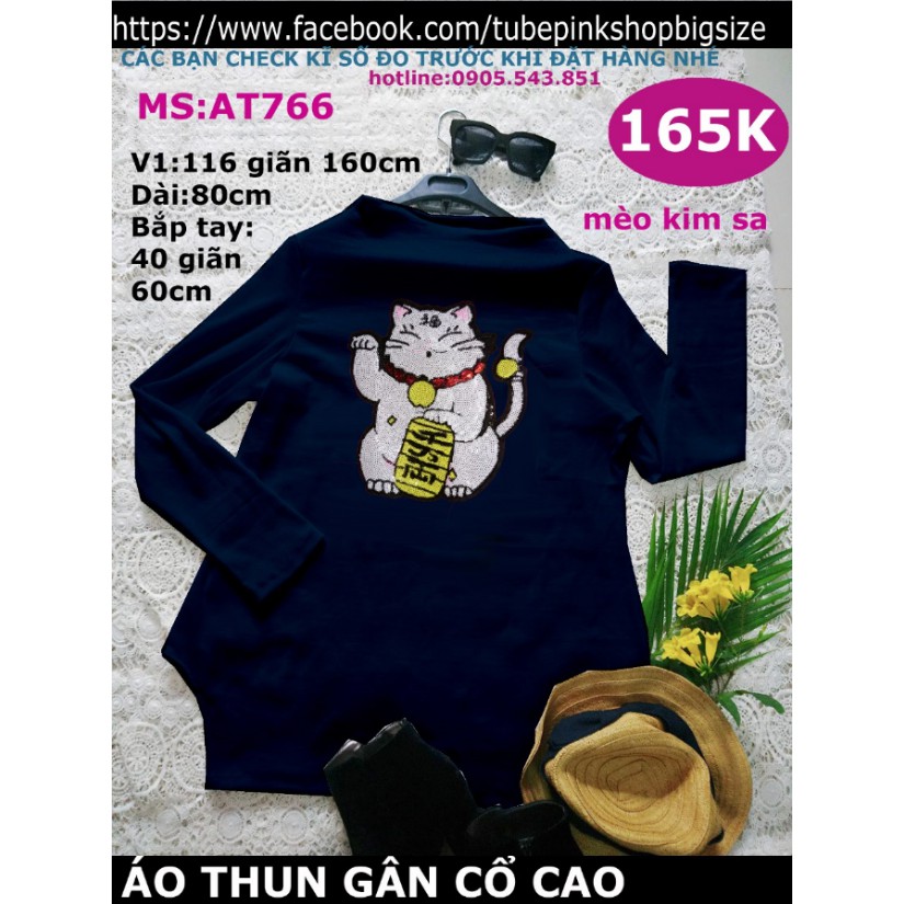 [HCM]áo thun mèo thêu kim sa