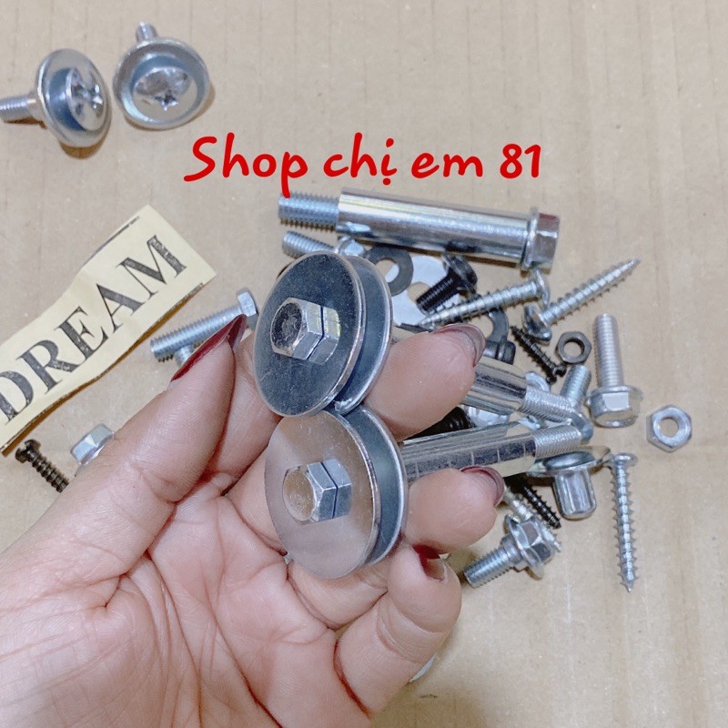 Bộ ốc dàn áo Dream có sẵn ốc bắt bửng
