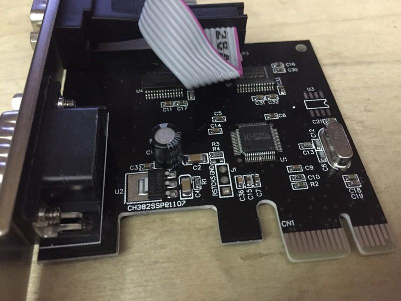 Card PCI Ex To Com RS232