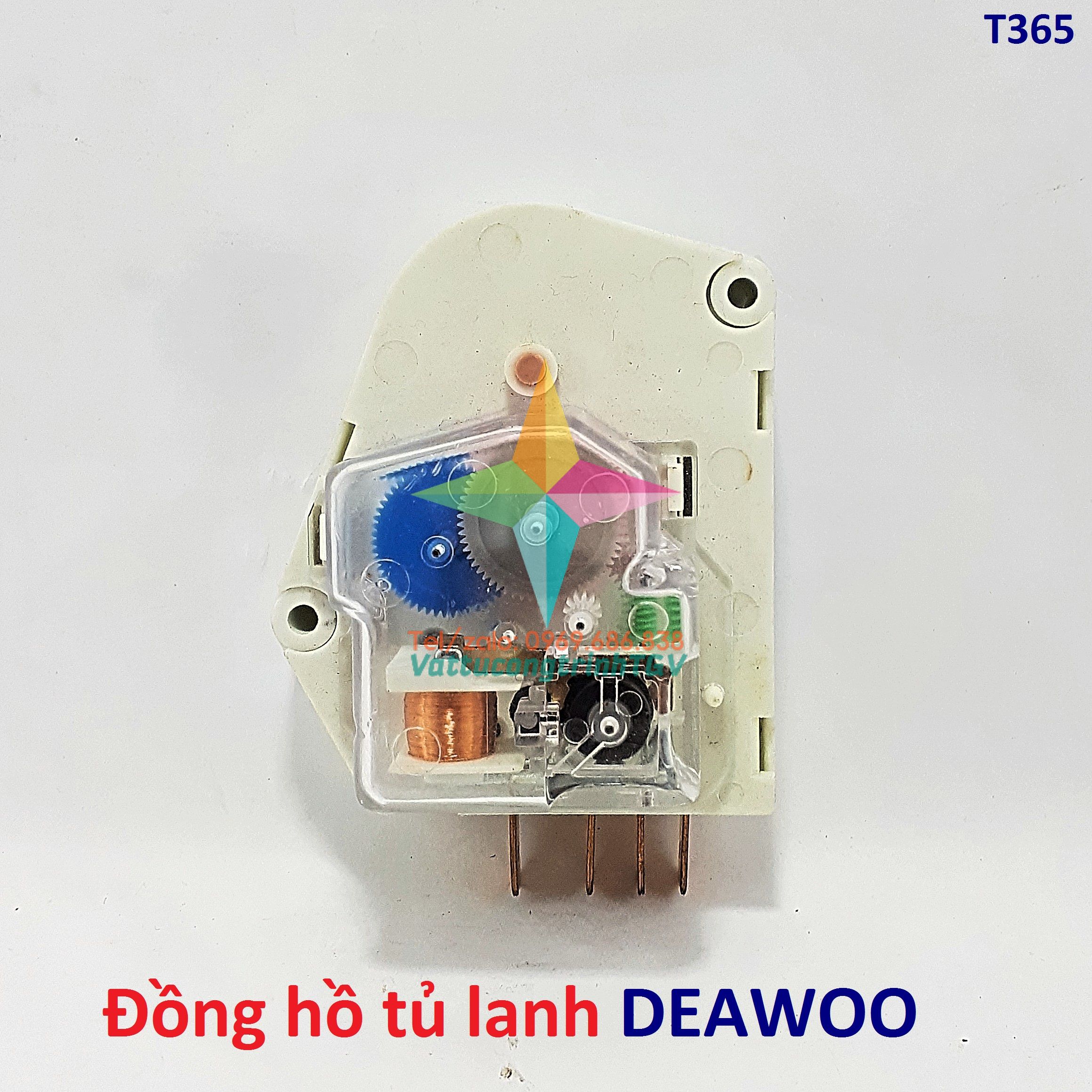 Đồng hồ Rơle thời gian 4 chân tủ lạnh DEAWOO