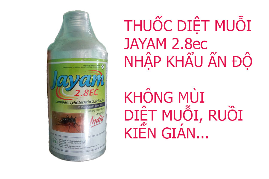 Thuốc diệt muỗi kiến gián Jayam 2.8ec 1000ml hàng nhập khẩu