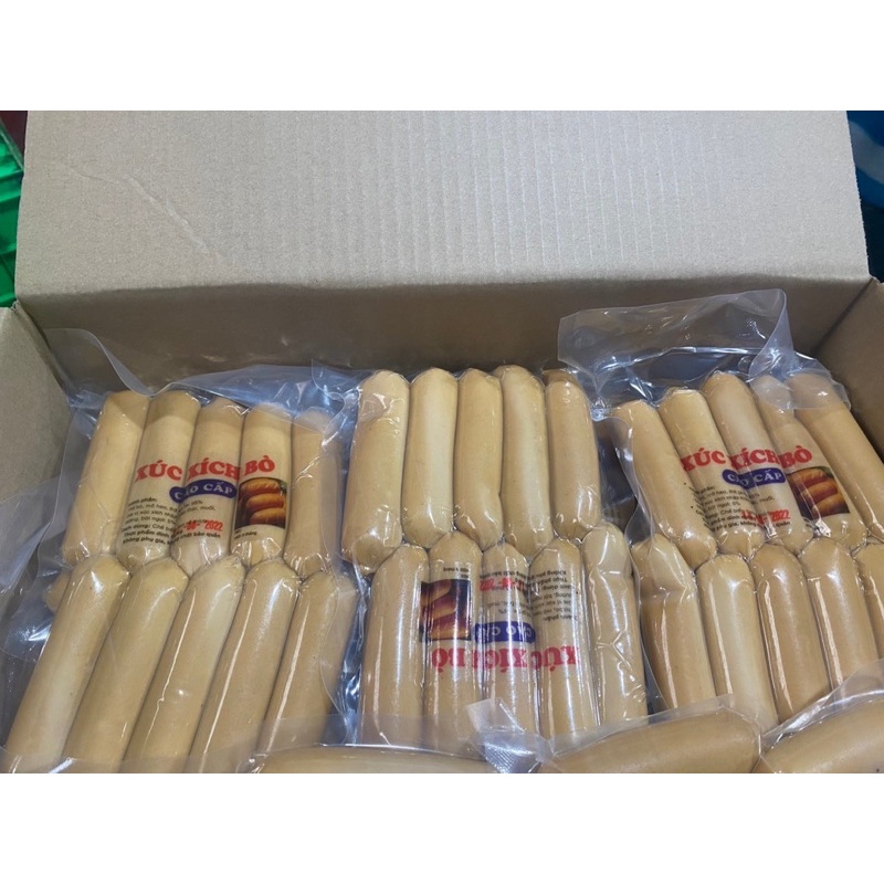 Xúc xích đức thịt heo bịch 500gr (giao tphcm)