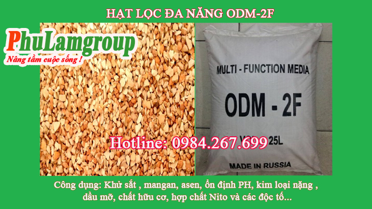 Combo Hạt lọc đa năng ODM 2F gói 5kg