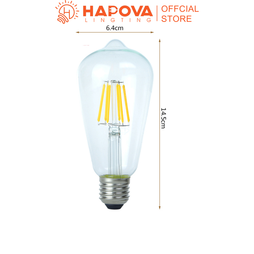Bóng đèn led, bóng đèn trang trí HAPOVA XINKA ST64