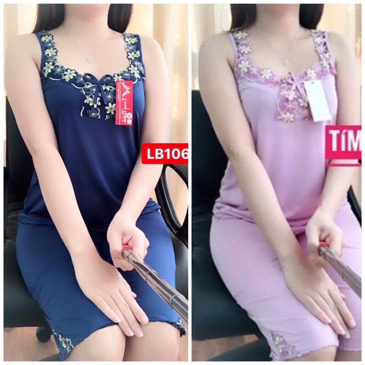 [FreeshipMAX] [HCM]Đồ Bộ Lửng Mặc Nhà Mát Sét Bộ Thời Trang Măc Nhà