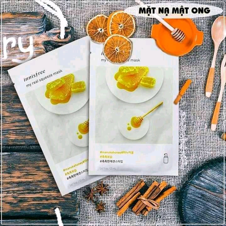 [HCM]Mặt nạ innisfree Mật ong My Real Queeze Mask 20ml