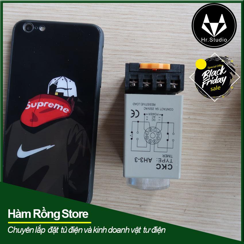 Bộ rơ le thời gian 60M CKC hẹn giờ 60 phút