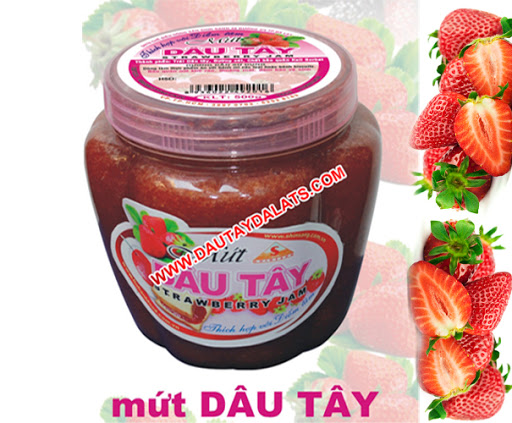 Hũ Mứt Dâu Tây Đà Lạt 600gr
