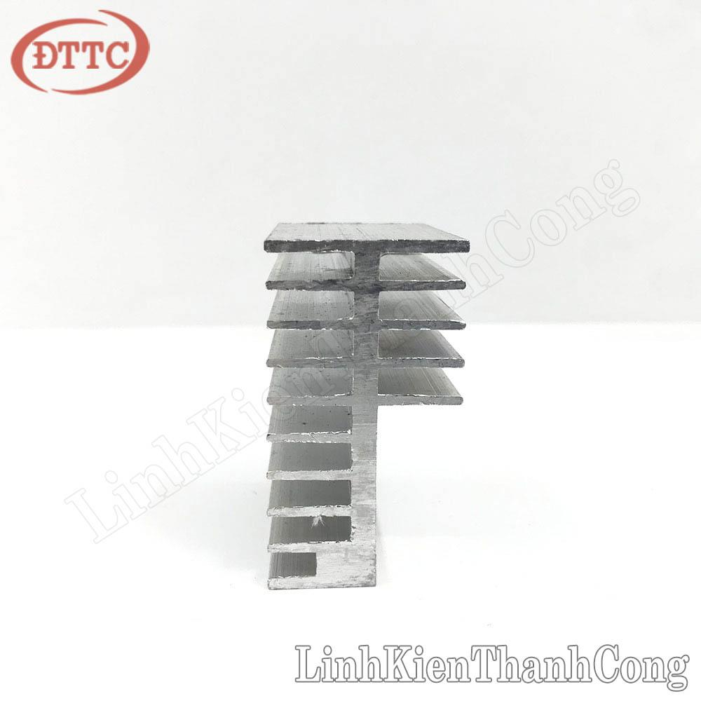 Nhôm Tản Nhiệt 2 Tầng 10 Cánh 110x32x58mm