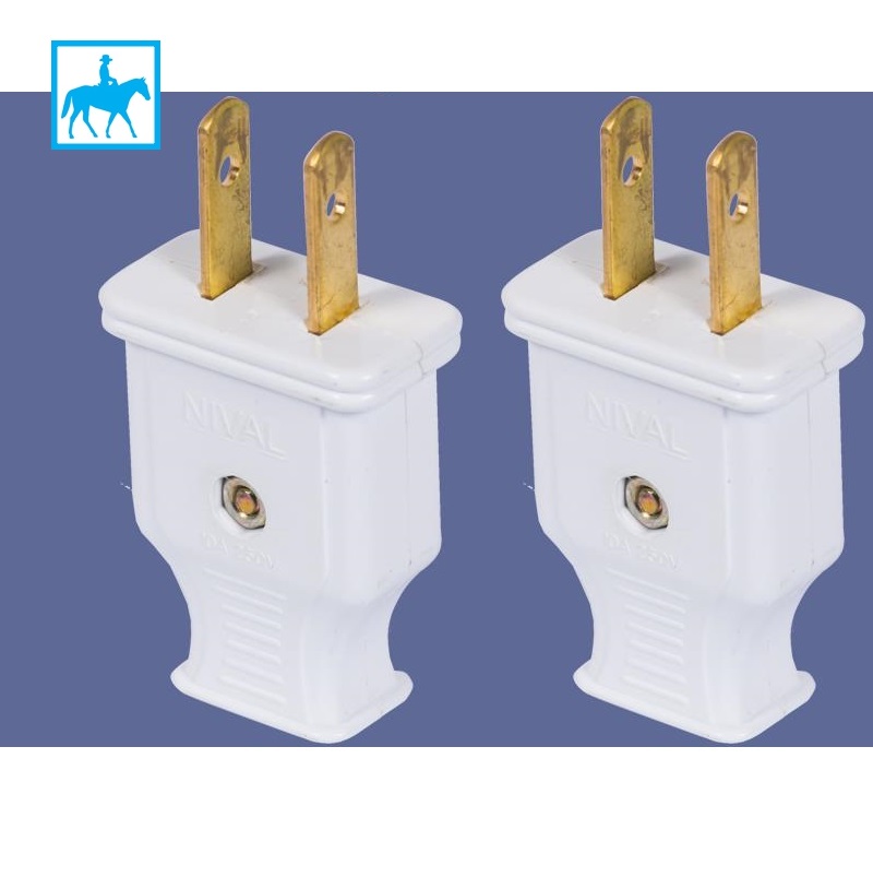 Bộ 2 Phích Cắm Điện Chân Dẹt và tròn