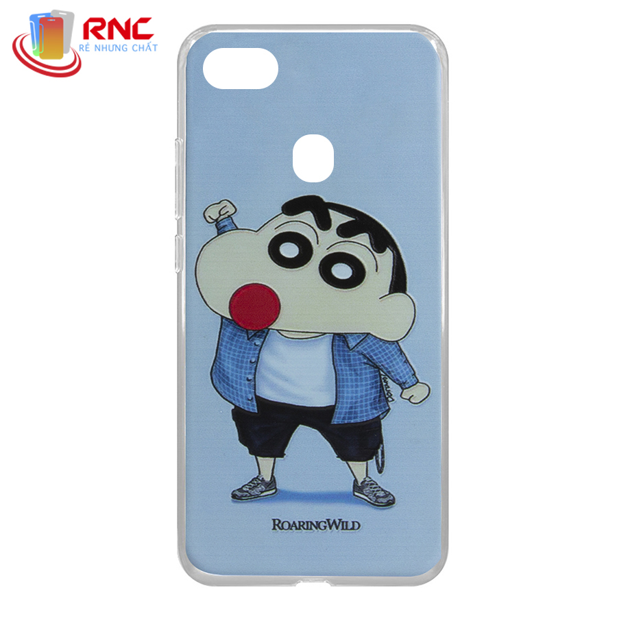 [HCM]Ốp lưng OPPO A5s/F9/A7 2018 cậu bé bút chì Shin dễ thương (viền silicone trong hoặc đen)