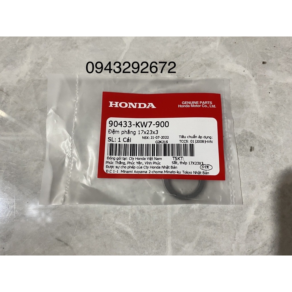 Khâu Đệm Bát Côn Dream, Wave Honda ( 90433KW7900 )
