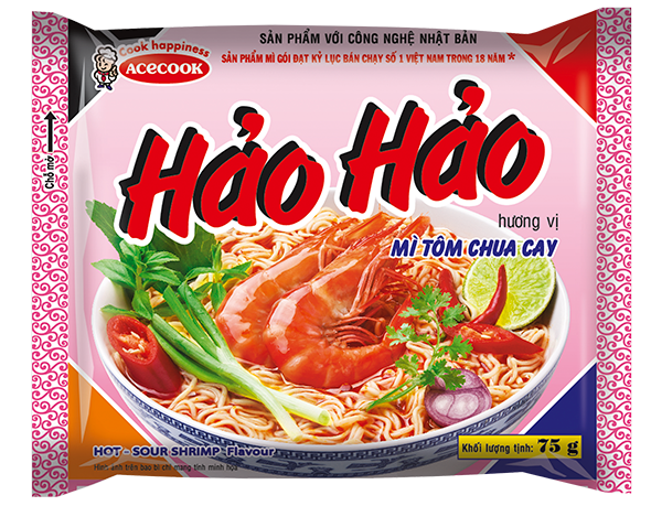 Thùng mì Hảo Hảo Tôm chua cay (30 gói)