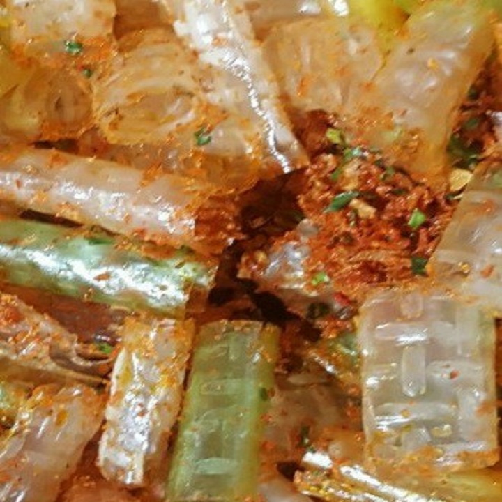 bánh tráng cuộn sắt màu 500g ăn vặt