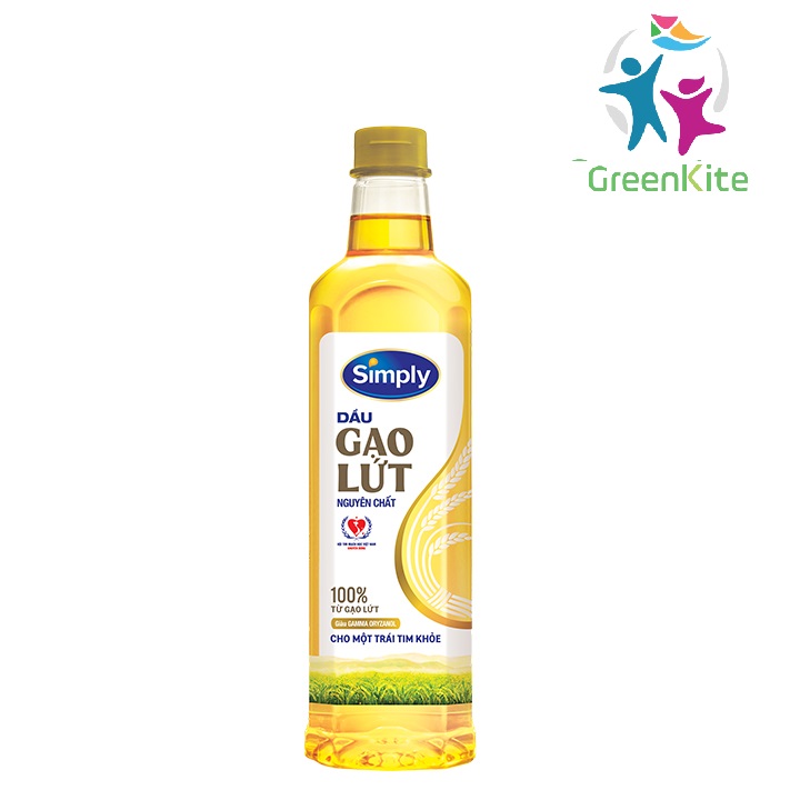 HCMDầu gạo lứt Simply 1L