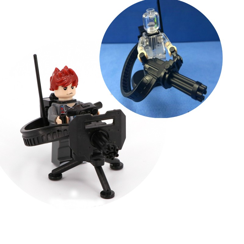 Army - Bộ Lắp Ráp Trang Bị 6 Nòng Có Hộp Tiếp Đạn NO.443