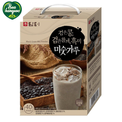 Bột Ngũ Cốc Mè Đen  Hàn Quốc – 40 Gói - Thức uống Dinh Dưỡng Bồi Bổ Sức Khỏe