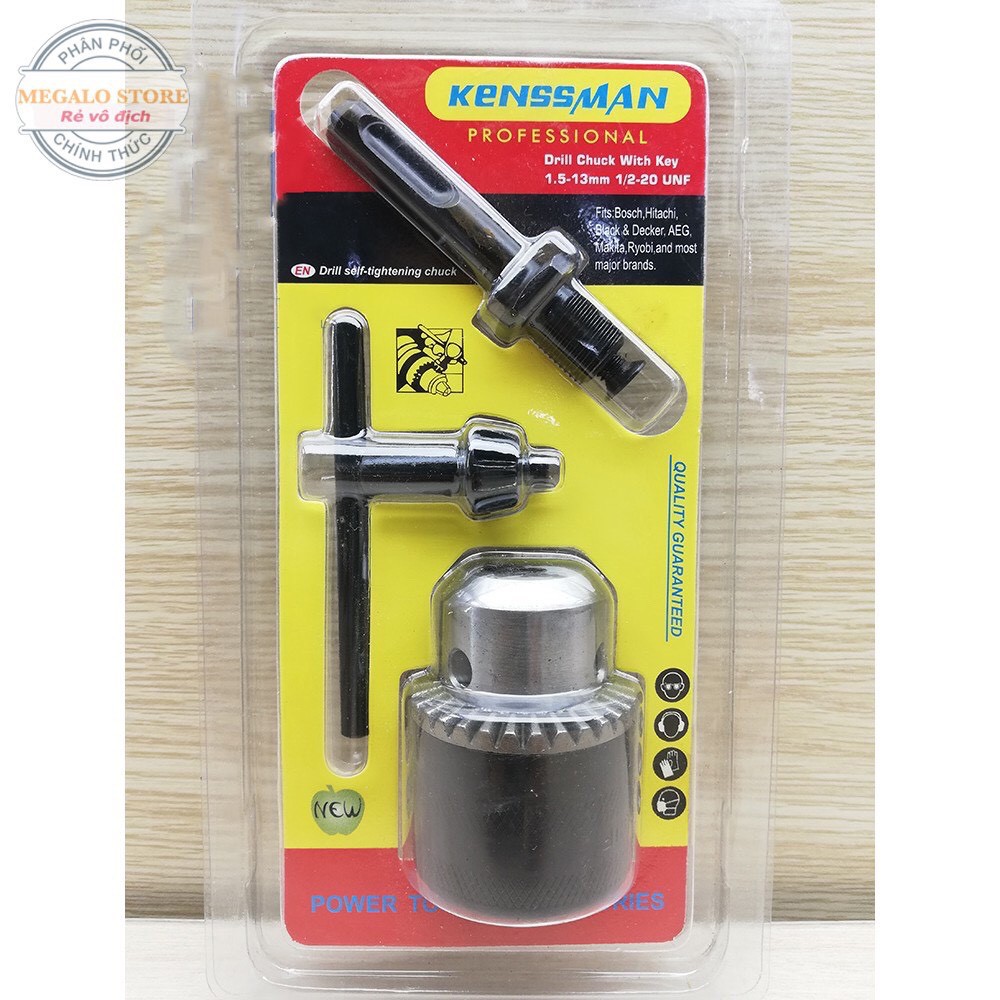 Đầu khoan 13mm có khúc nối