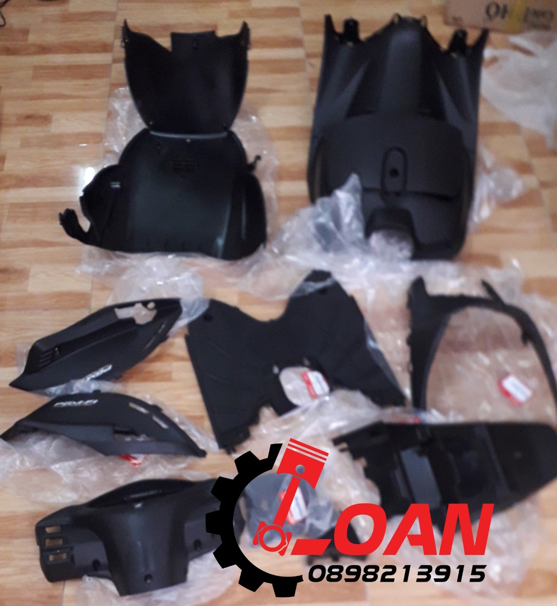 Dàn nhựa nhám Lead 110,SCR 110 full nhựa nhám 11 món hàng zin chính hãng Honda