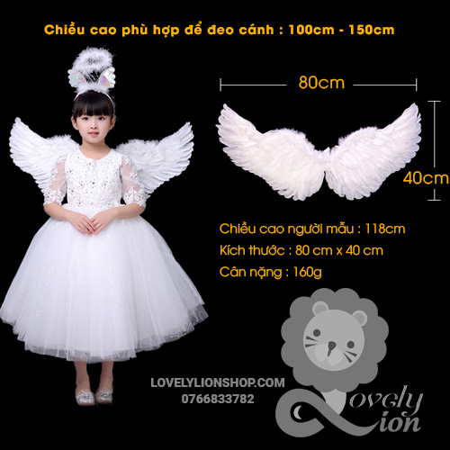(Có sẵn)Combo 3 món hóa trang thiên thần,ác quỷ,kỳ lân trang phục halloween