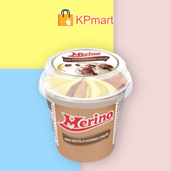 (Hcmc Express Delivery) Merino Cup Banana Chocolate Ice Cream 73g