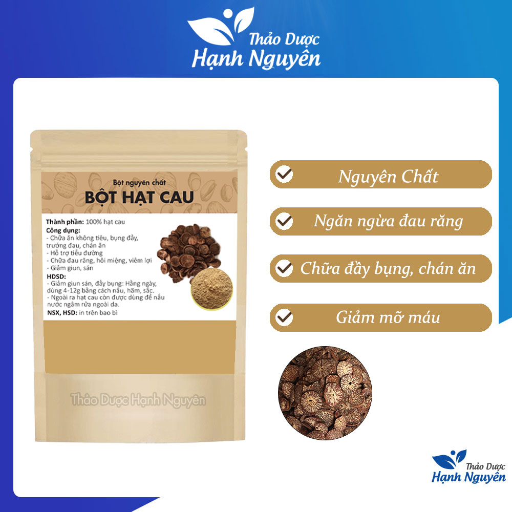 Bột hạt cau 500g, nguyên chất, đã rang thơm, giúp giảm đau nhức răng, kháng khuẩn, tốt cho tiêu hoá