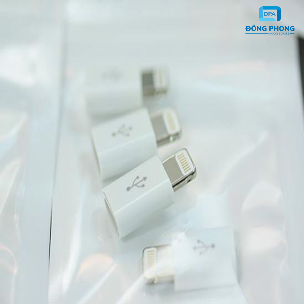 Đầu Nối Cáp Sạc Micro USB Sang iPhone, iPad
