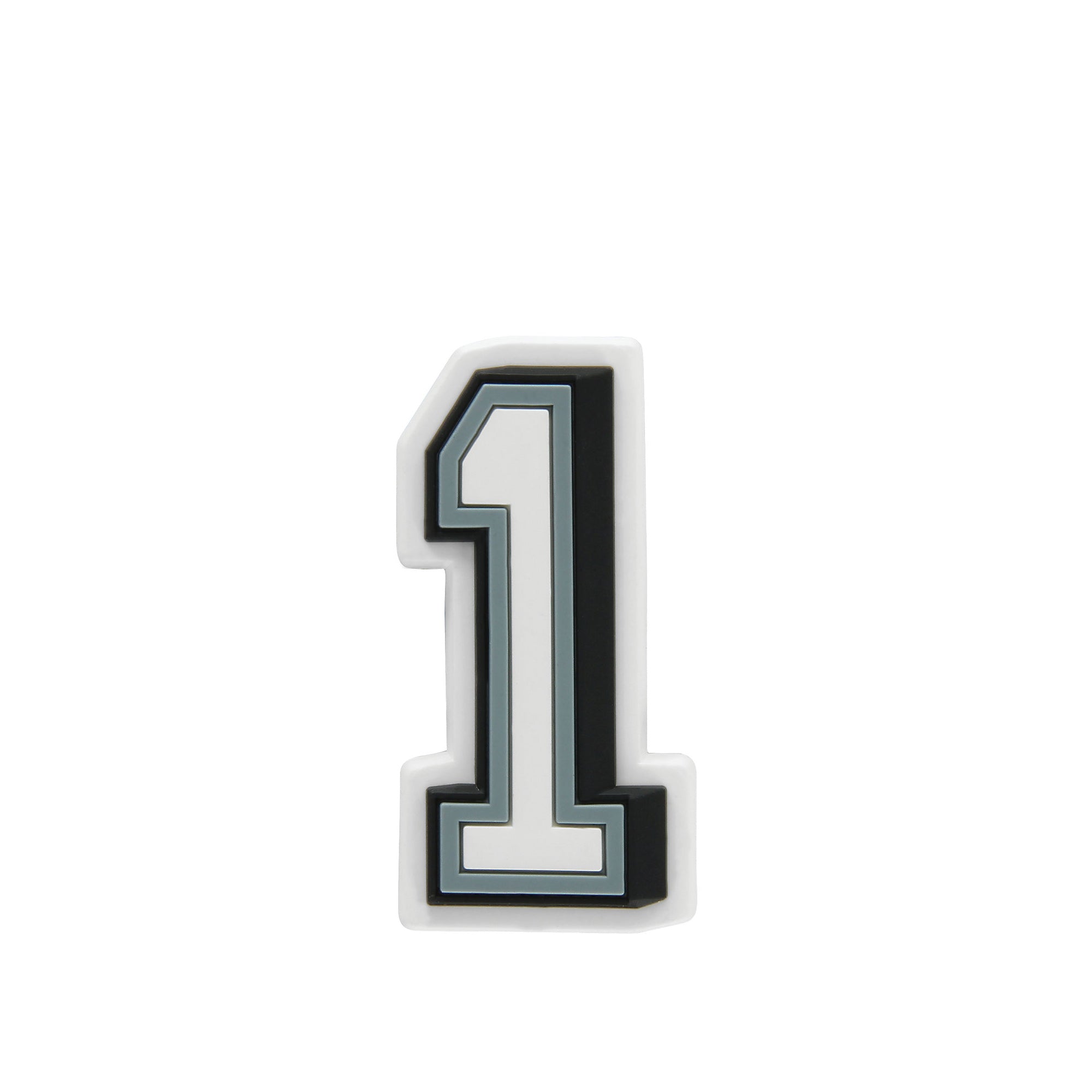 Phụ kiện jibbitz™ charm b&w number 1