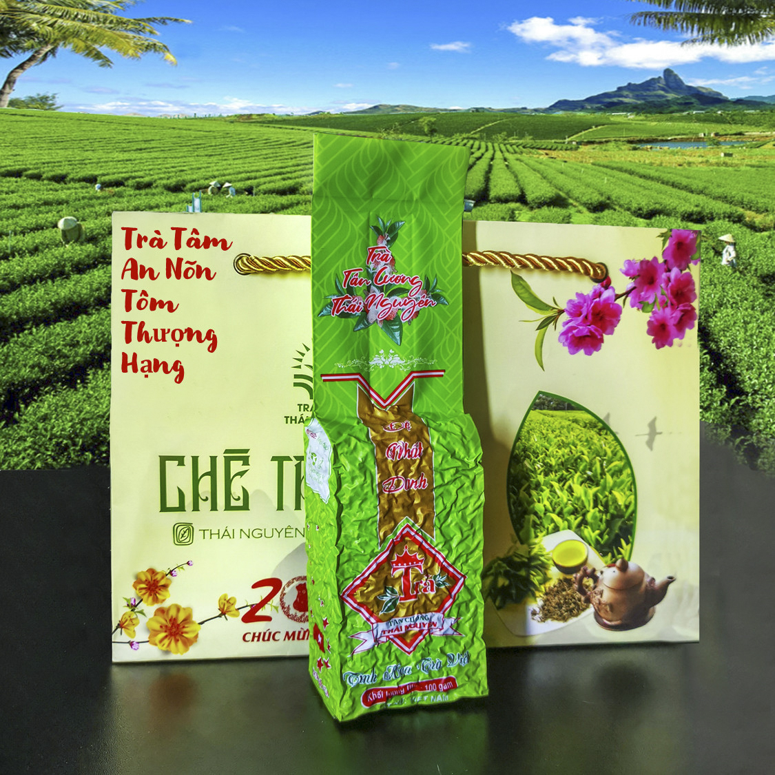 Trà thái nguyên trà nõn tôm tân cương trà tâm an nõn tôm đặc biệt