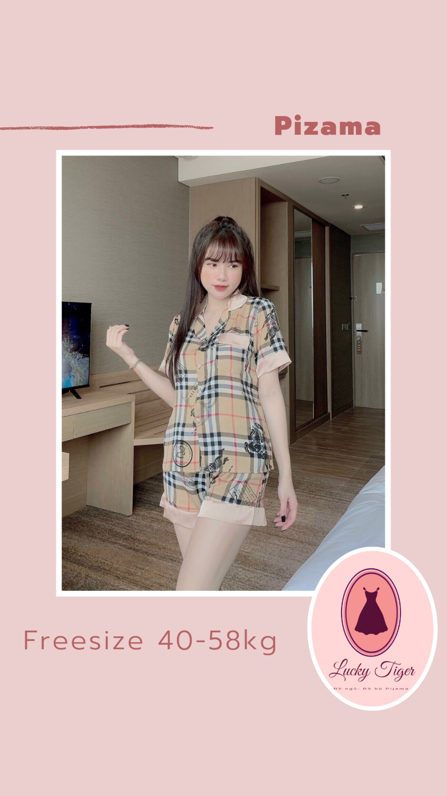 Đồ bộ pijama lụa ngủ Mango mặc nhà quần đùi bigsize cao cấp