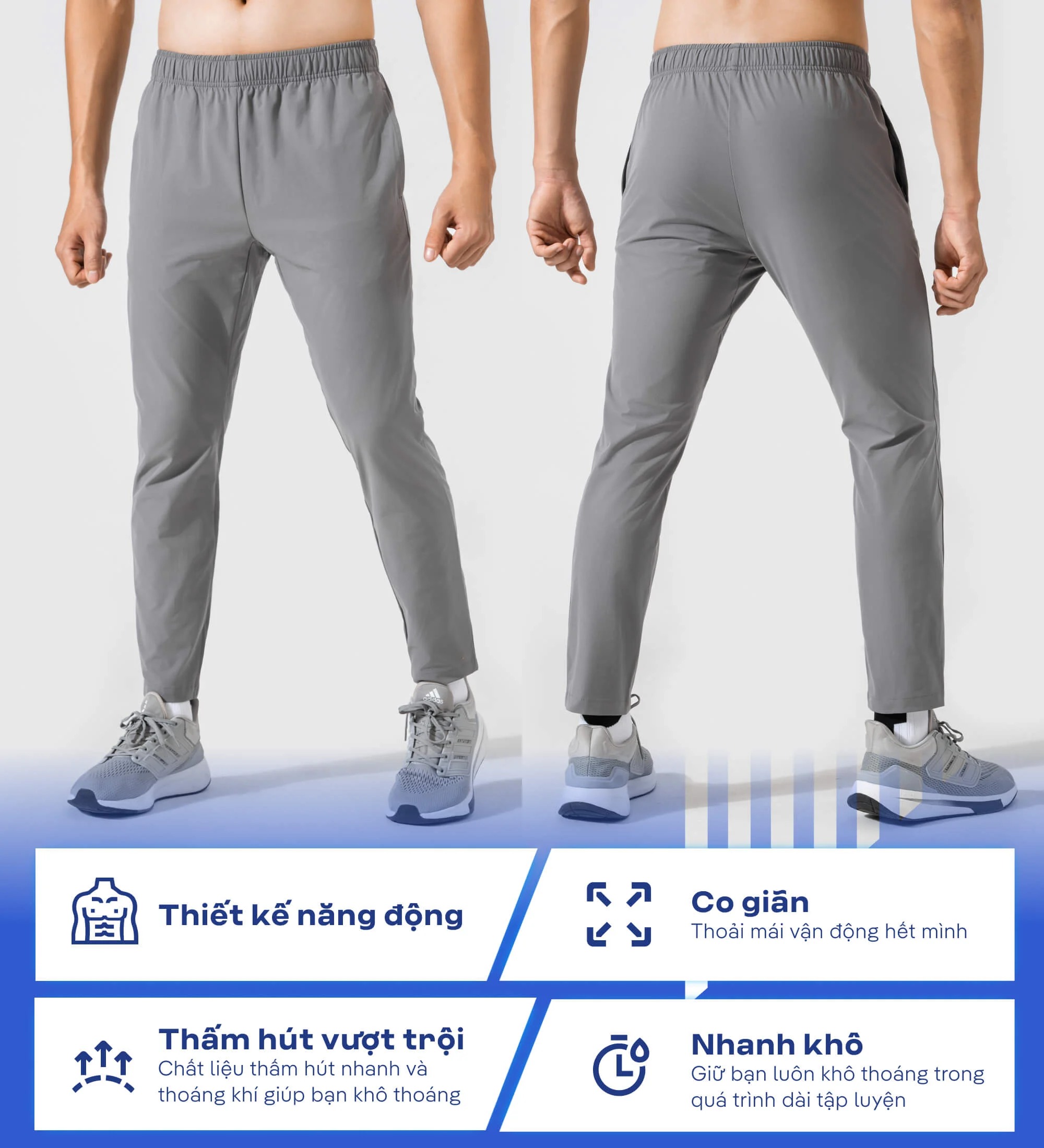 [CHỈ 9-13.9 MUA 3 GIẢM 50%][OUTLET -  Không đổi trả]Quần Jogger thể thao Coolmate co giãn Graphene - Coolmate