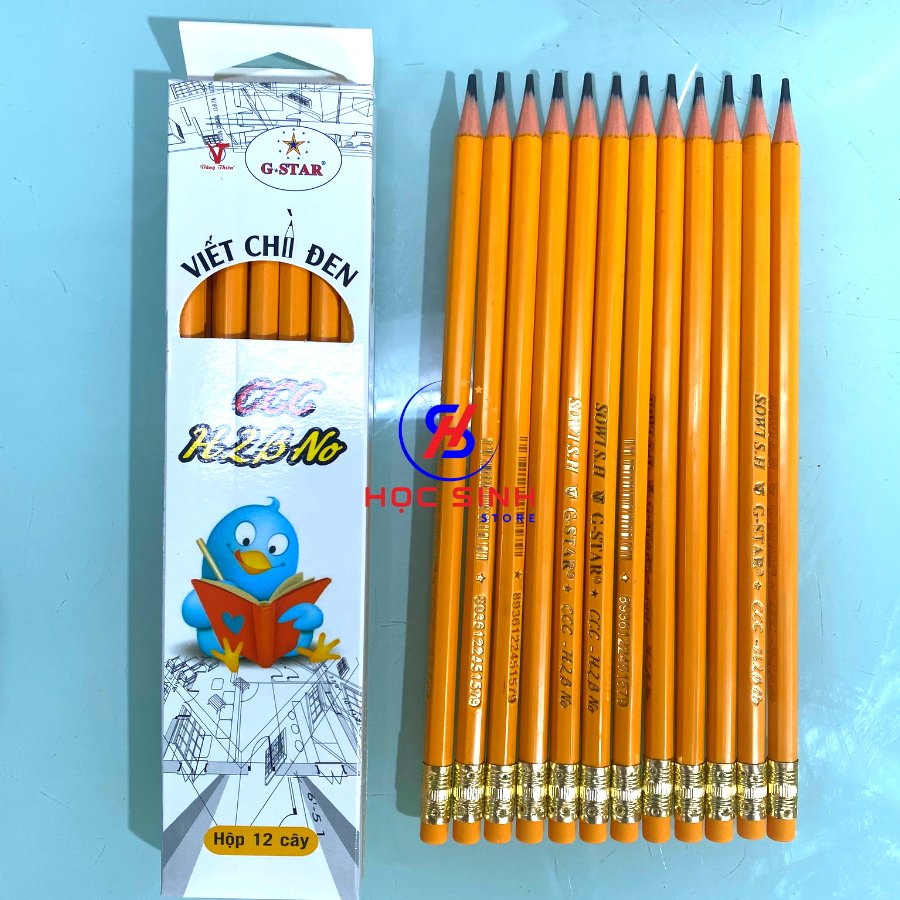 Hộp 12 Cây Bút Chì Dẻo CCC Gstar