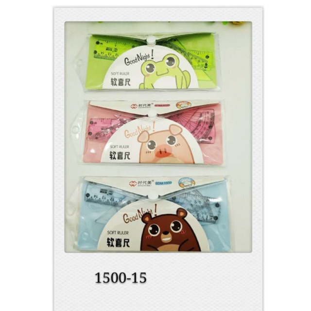 Bộ Eke Dẻo Thước 15cm