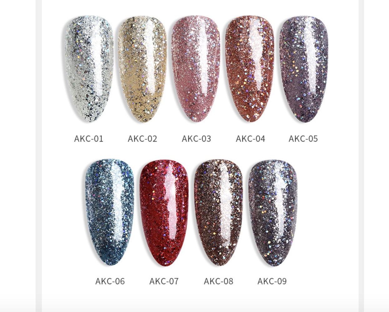 Sơn Gel AS Mã AKC 15ml ( Sơn Gel Hơ Máy )