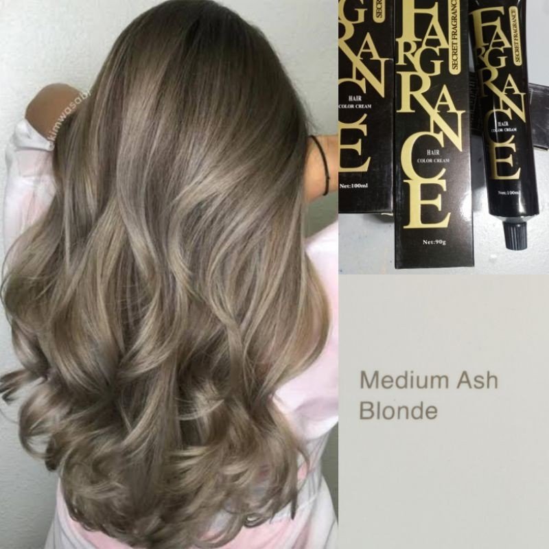 Kem Nhuộm Tóc Màu Nâu Khói Lạnh Medium Ash Blonde 7.1