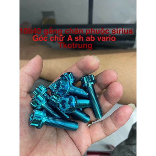 ốc  titan gr5 10li40 đầu salaza