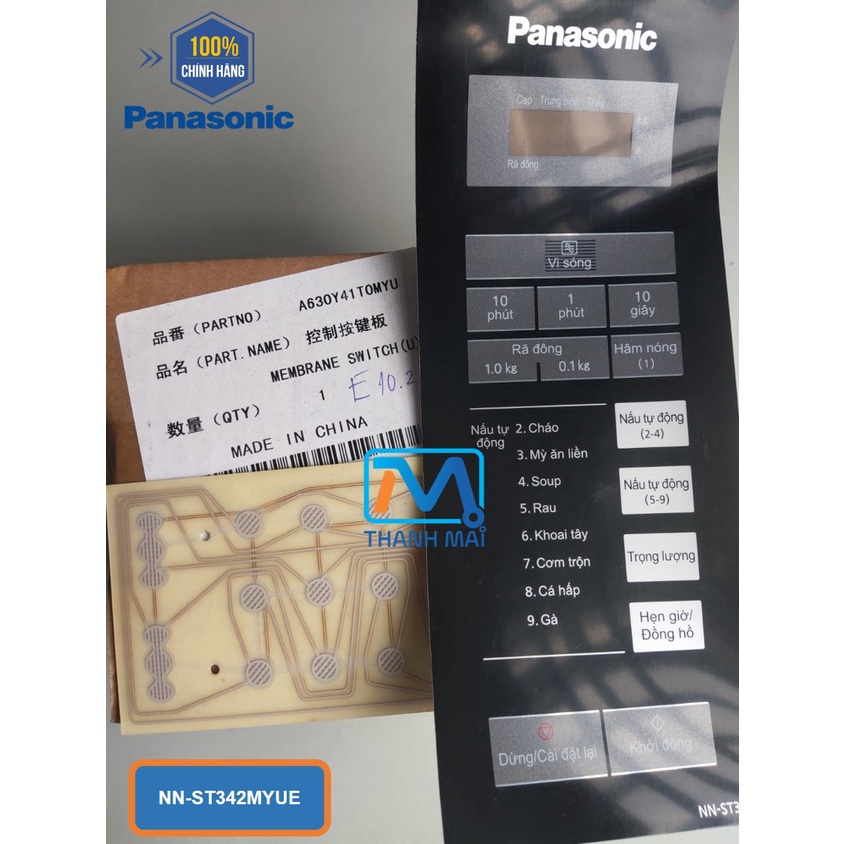 Phím bấm Lò vi sóng Panasonic NN-ST342MYUE