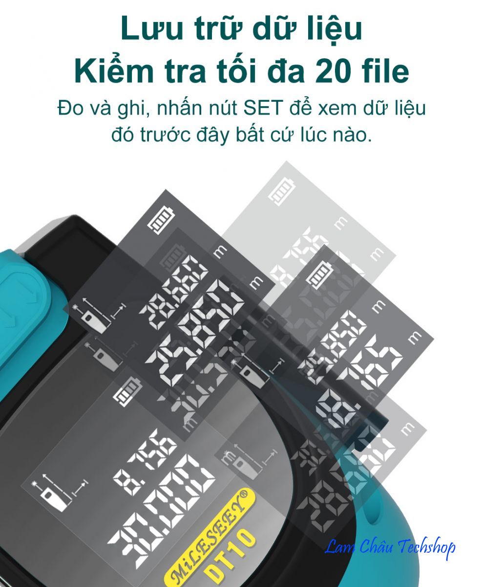 Thước cuộn laser Xiaomi Mileseey DT10