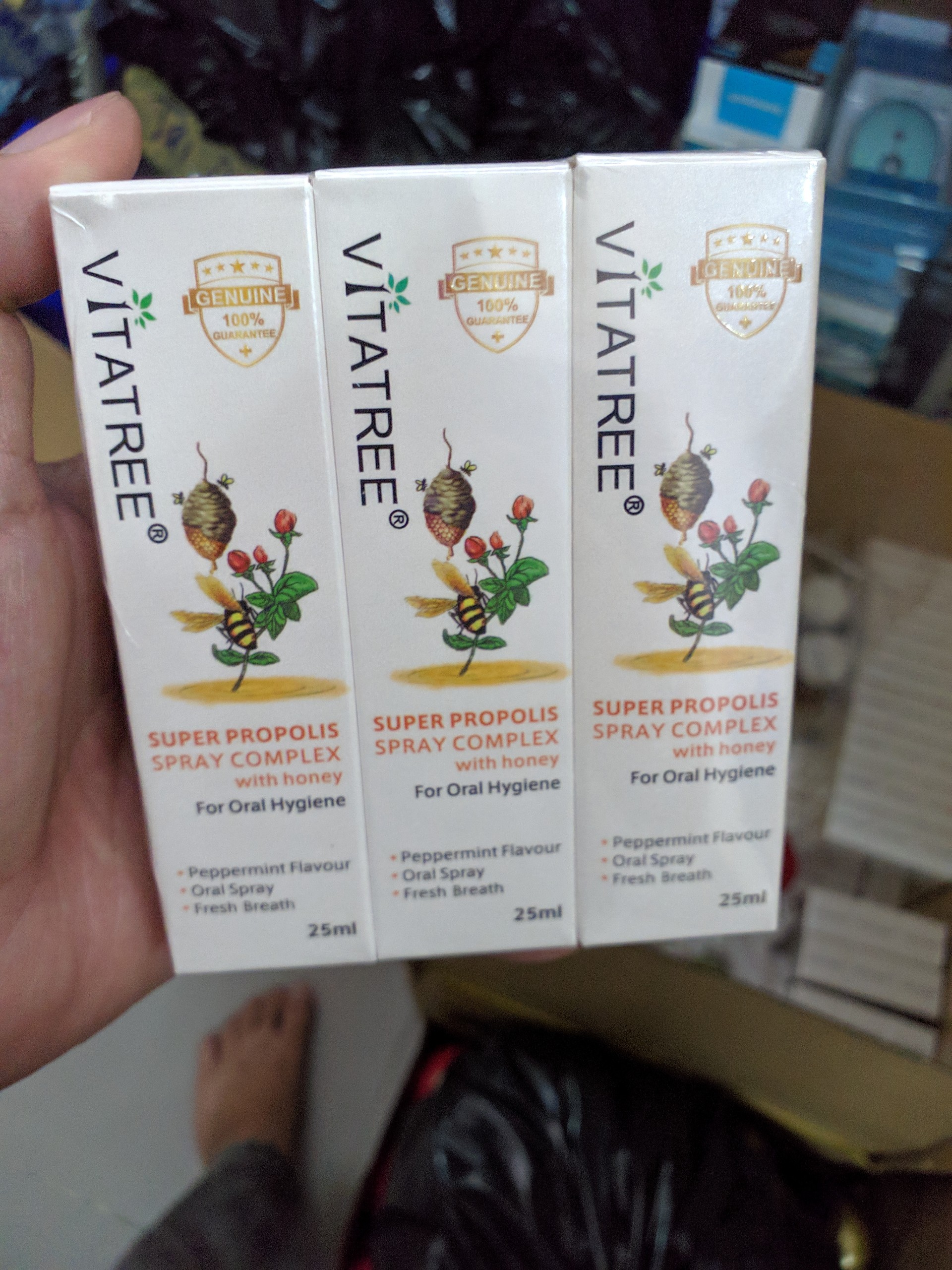 XỊT KEO ONG GIẢM ĐAU HỌNG CHO BÉ