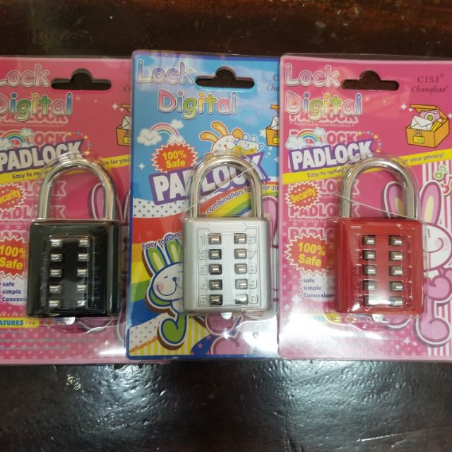 Ổ khóa số bấm 40mm padlock