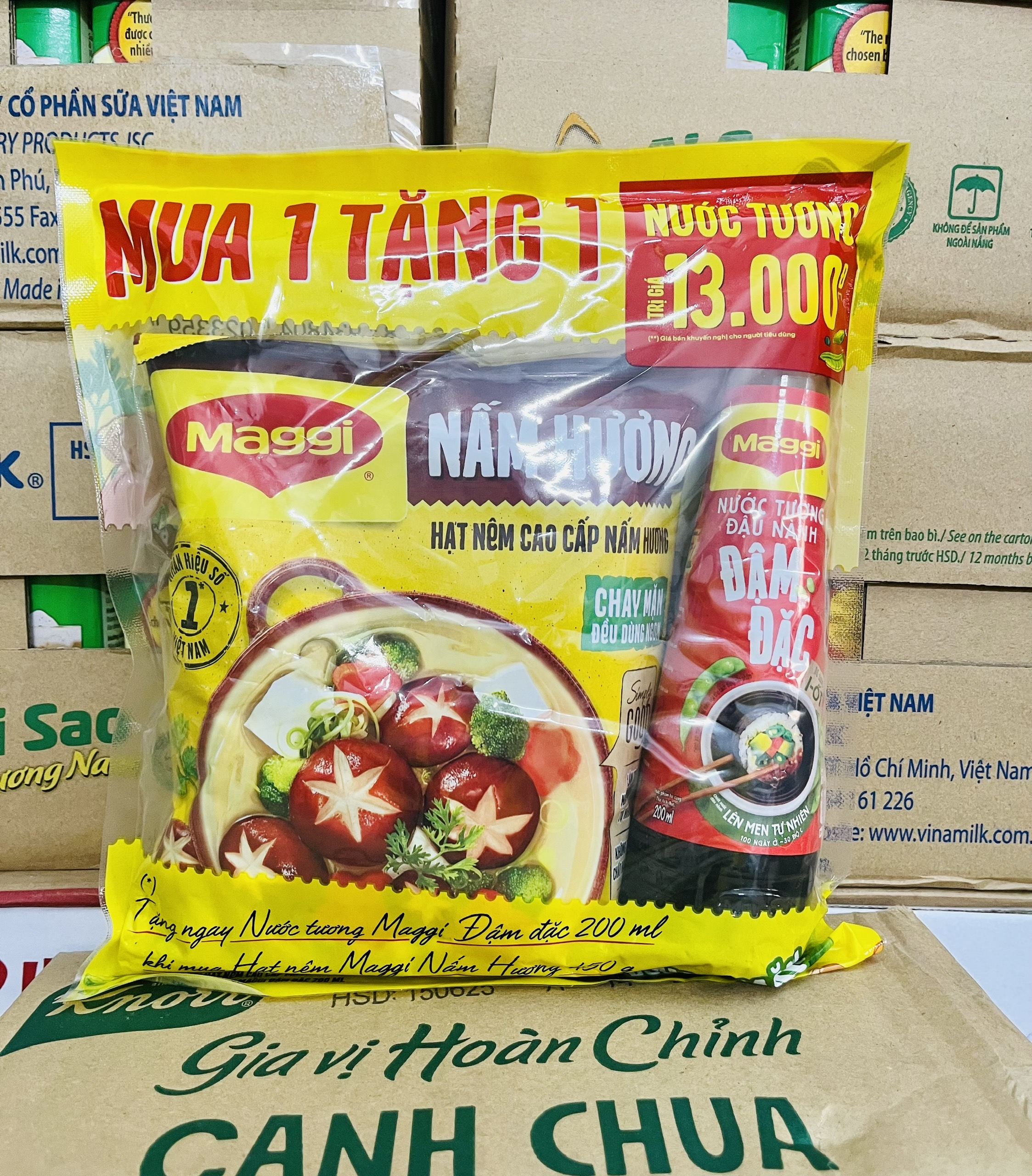 Hạt nêm chay nấm hương Maggi gói (450g)